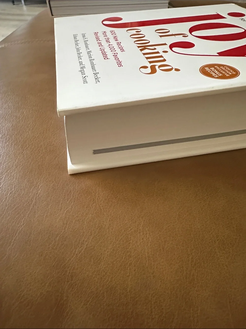 Joy of Cooking Cookbook - White with Red and Gold Cover